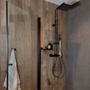 Patère Porte-serviette Base 210 1-patère - Noir Mat