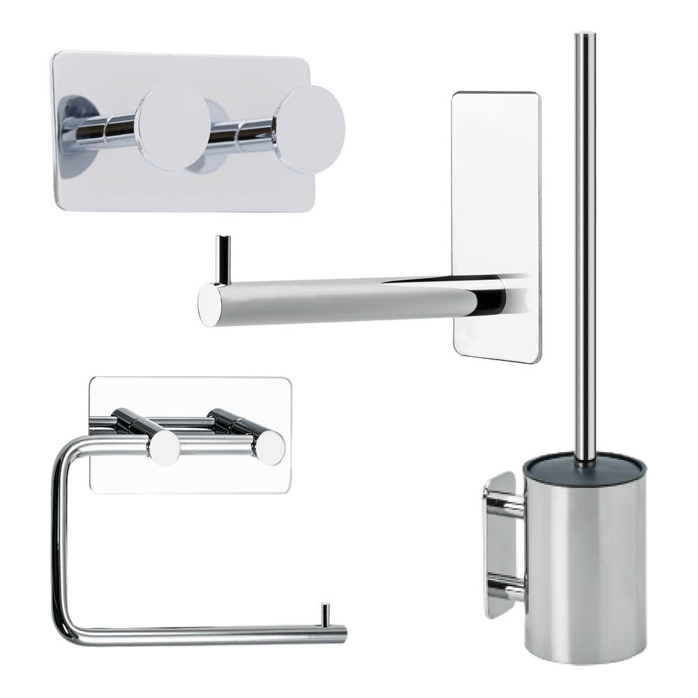 Kit de Salle de Bain Base 210 - Chrome
