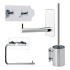 Kit de Salle de Bain Base 210 - Chrome Kit de Salle de Bain Base 210 - Chrome