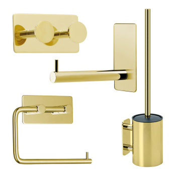 Kit de Salle de Bain Base 210 - Laiton Poli