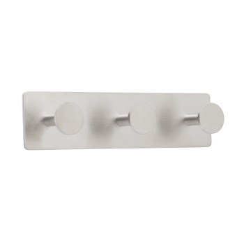 Patère Porte-serviette Base 210 3-patère - Fini Acier Inoxydable Brossé