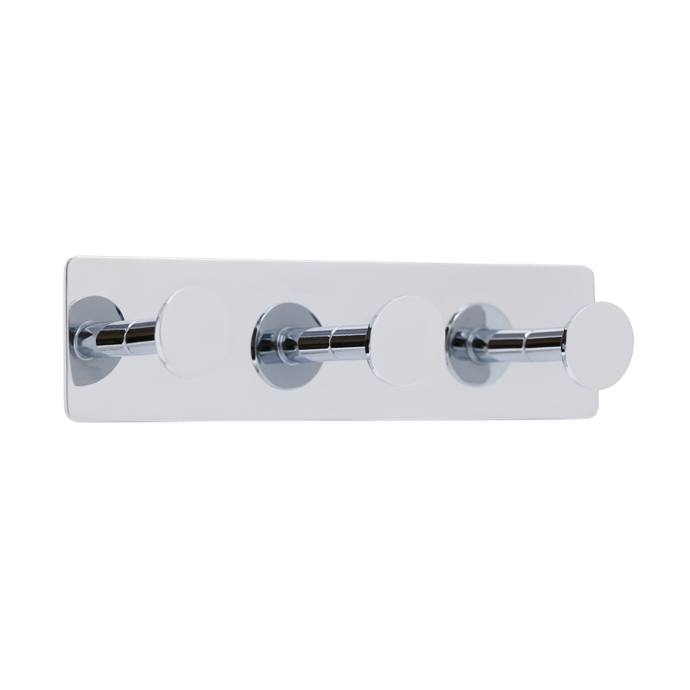 Patère Porte-serviettes Base 210 3-patère - Chrome