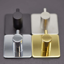 Patère Porte-serviettes Base 220 1-patère - Fini Acier Inoxydable Brossé