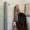 Patère Porte-serviettes Base 220 1-patère - Fini Acier Inoxydable Brossé