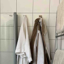 Patère Porte-serviettes Base 220 1-patère - Fini Acier Inoxydable Brossé