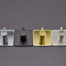 Patère Porte-serviettes Base 220 1-patère - Fini Acier Inoxydable Brossé