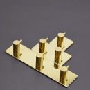 Patère Porte-serviettes Base 220 1-patère - Laiton Poli