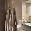 Patère Porte-serviettes Base 220 1-patère - Laiton Poli