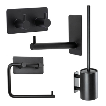 Kit de Salle de Bain Base 220 - Noir Mat
