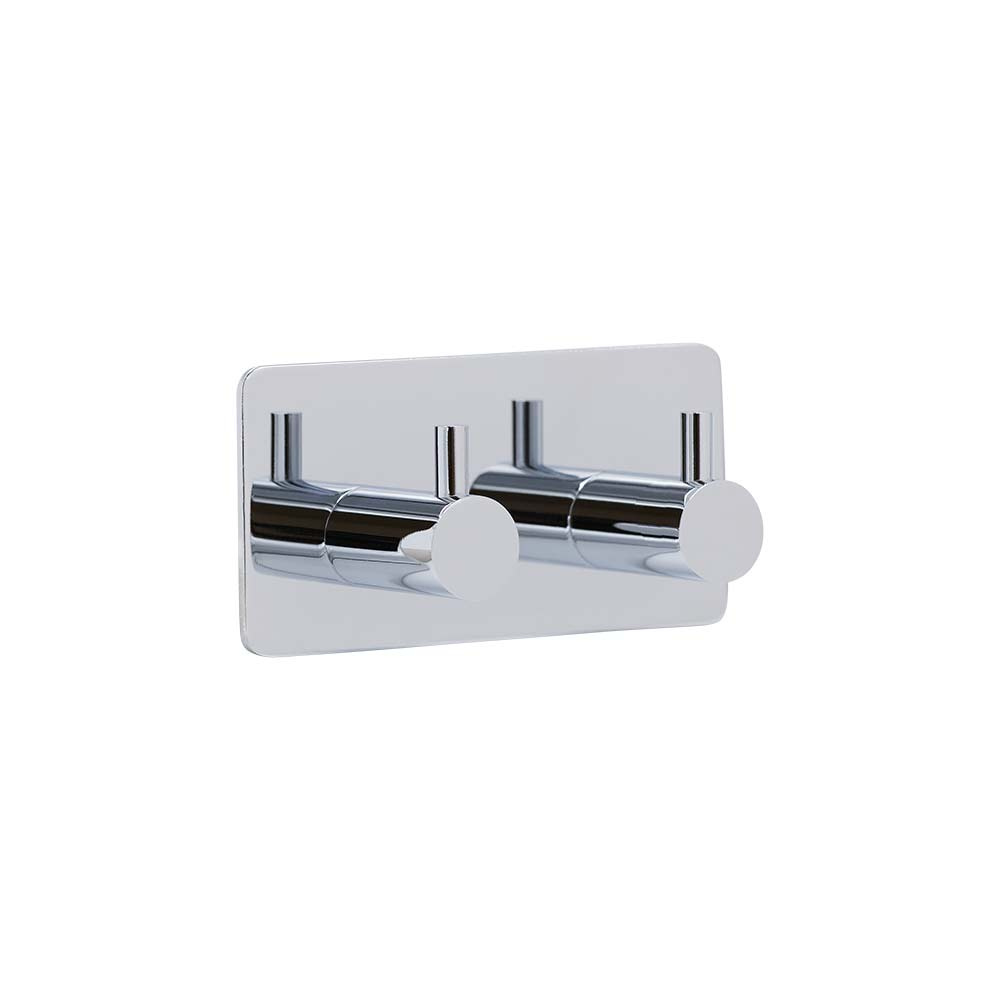 Patère Porte-serviettes Base 220 2-patère - Chrome