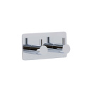 Patère Porte-serviettes Base 220 2-patère - Chrome