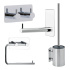 Kit de Salle de Bain Base 220 - Chrome Kit de Salle de Bain Base 220 - Chrome