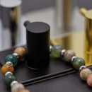 Patère Porte-serviettes Base 220 3-patère - Noir Mat