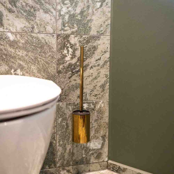 Brosse Toilette Solid - Laiton Poli