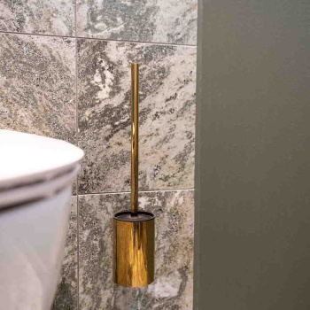 Brosse Toilette Solid - Laiton Poli
