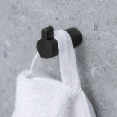 Crochet simple Flow - Noir Mat