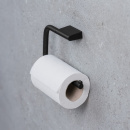 Porte Papier Toilette Flow - Noir Mat