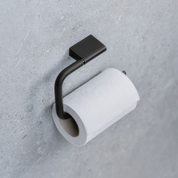 Porte Papier Toilette Flow - Noir Mat