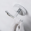 Patère double Calm - Chrome Poli