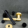 Poignée De Porte Helix 200 - Norme Scandinave - Bronze Antique