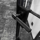 Poignée De Porte Helix 200 - Norme Européenne - Noir