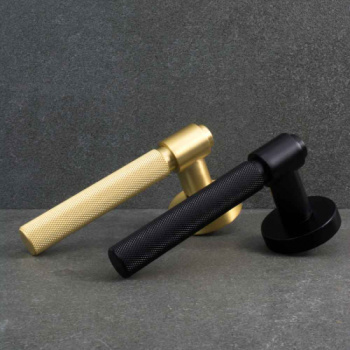 Poignée De Porte Helix 200 - Norme Européenne - Noir