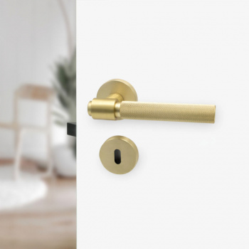 Poignée De Porte Helix 200 - Norme Européenne - Laiton