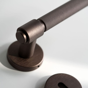 Poignée De Porte Helix 200 - Bronze Foncé