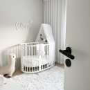 Poignée De Porte Riff - Norme Scandinave - Noir Mat