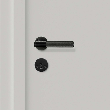 Poignée De Porte Riff - Norme Scandinave - Noir Mat