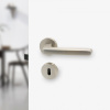 Poignée De Porte Tavira - Norme Scandinave - Finition Acier Inoxydable