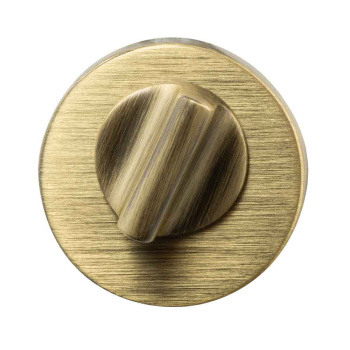 Verrou Porte WC R - Norme Européenne - Bronze Antique