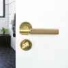Verrou Porte WC R - Norme Scandinave - Bronze Antique