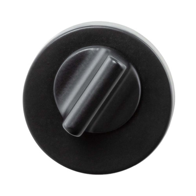 Verrou Porte WC R - Norme Scandinave - Noir dans le groupe Poignées de porte / Afficher les poignées de porte / Verrou Porte Wc chez Beslag Online (751101-41)
