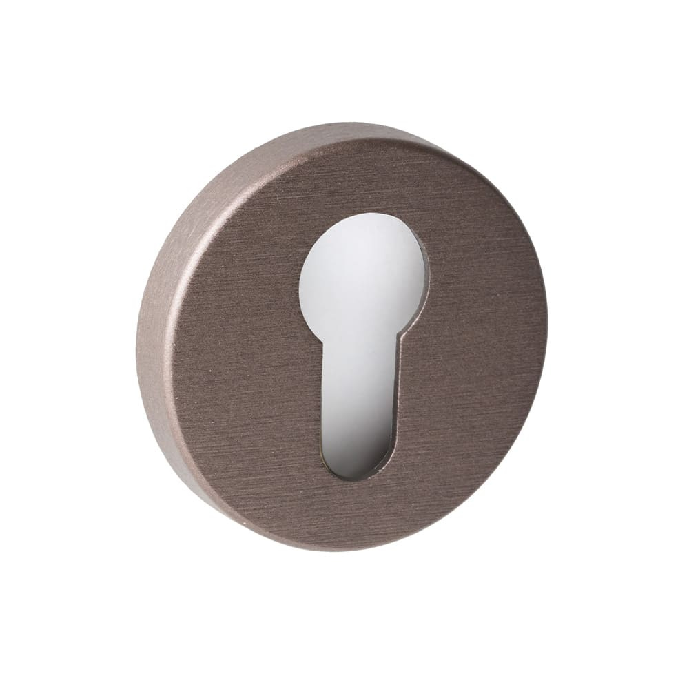 Plaque De Clé R-E - Bronze Foncé (Norme Européenne)