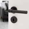 Poignée De Porte Helix 200 Stripe - Norme Européenne - Noir