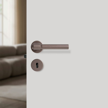 Poignée De Porte Helix 200 unie - Bronze Foncé