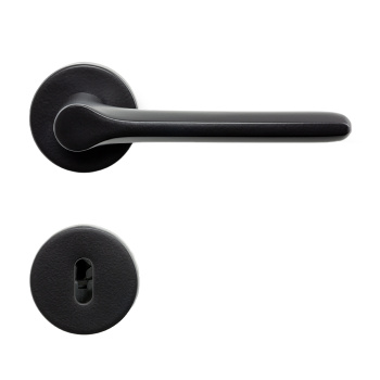 Poignée De Porte Sintra - Norme européenne - Noir Mat