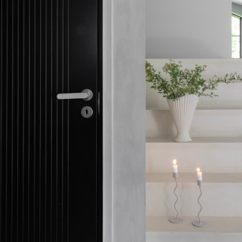 Poignée De Porte Vibe Grip - Aspect Inoxydable