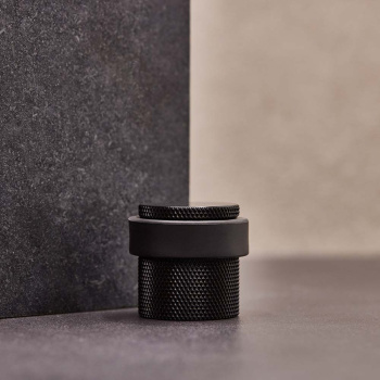 Butée De Porte Helix - Noir Mat