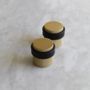 Butée De Porte Helix - Laiton