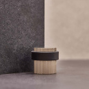 Butée De Porte Helix Stripe - Finition Acier Inoxydable