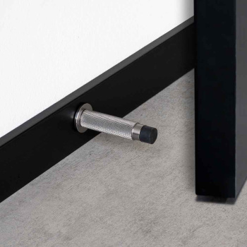 Butée De Porte Dexter - Aspect Acier Inoxydable