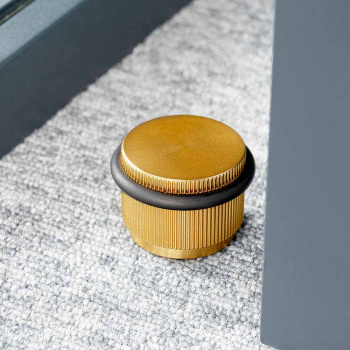 Butée De Porte Arpa Floor - Laiton Brossé