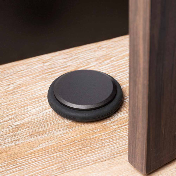 Butée De Porte Low - Noir Mat