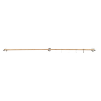 Tige d\'extension Aveny - 600mm - Chêne/Inox Brossé