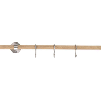Tige d\'extension Aveny - 600mm - Chêne/Inox Brossé