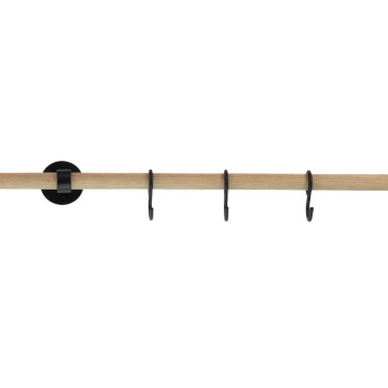 Tige d\'extension Aveny - 600mm - Chêne/Noir Mat