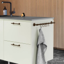 Barre De Cuisine Murale Aveny - 600mm - Complet -  Laiton Bruni