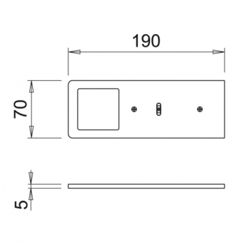 Spot LED Polar SE SDM - Aspect inoxydable